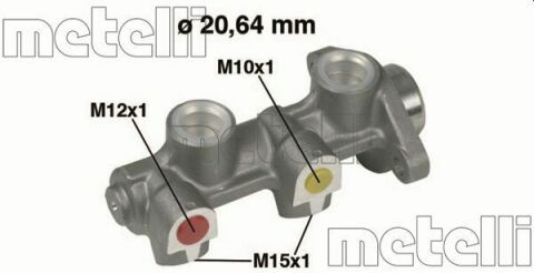 Цилиндр тормозной (главный) Opel Kadett E/Vectra A 84-95 (d= 20.64mm)