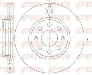 OPEL Гальмівний диск передній Corsa D 06-, FIAT GRANDE PUNTO 05-