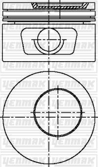 Поршень с кольцами і пальцем (размер отв. 84,80/std) opel vectra a 1.8 (4цил.) (1.8sv, 1.8seh, 1.8se) Поршень с кольцами і пальцем (размер отв. 84,80/std) opel vectra a 1.8 (4цил.) (1.8sv, 1.8seh, 1.8se)