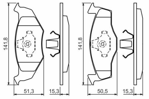 Колодки тормозные (передние) Seat Cordoba/Ibiza II 93-02/VW Golf III 91-99/Polo 95-02