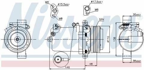 Компресор  BMW  3  E46(98-)316  i(+)[OE  64528386650]