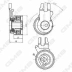 Шків натяжний