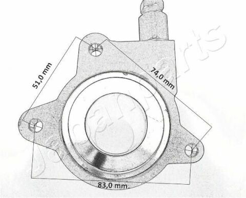 JAPANPARTS подшипник выжимной HYUNDAI Santa FE 06-