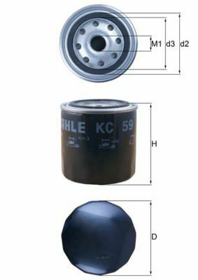 Фильтр топливный Mazda 626/E2200 2.0-2.5D 83-03