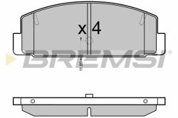 Тормозные колодки зад. Mazda 6 02-13 (akebono)