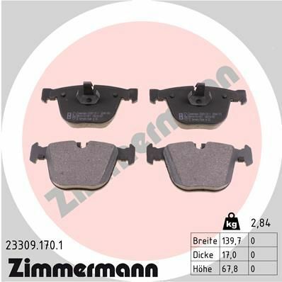 Колодки тормозные (задние) BMW 5 (E60/65)/X5 (E70/F15)/X6 (E71/E72) 3.0-4.4 08- (Ate)