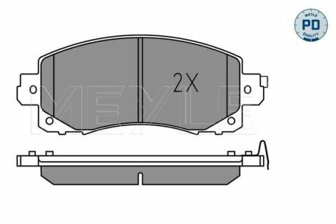 Колодки тормозные (передние) Subaru Impreza 2.0 i 16-/XV 1.6-2.0 i 17-