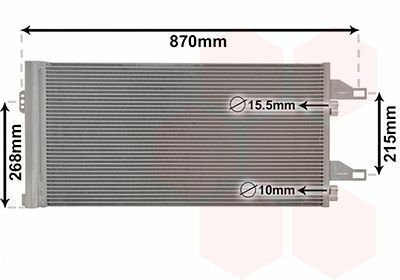 Радиатор кондиционера Citroen Jumper/Peugeot Boxer 2.0-3.0HDI 06-