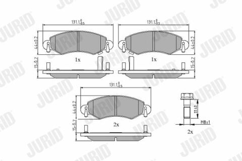 тормозные колодки пер. ignis 03-, wagon r+ 00-, opel agila 00-