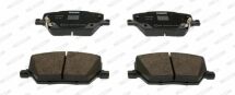Комплект гальмівних колодок з 4 шт. дискові