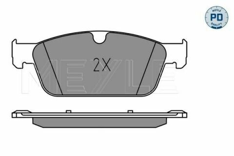 Колодки гальмівні (передні) MB M-class (W166)/GL-class (X166) 11-