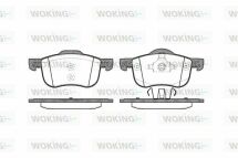 Гальмівні колодки пер. Volvo S60/S80/V70/XC70 95-10 (ATE)