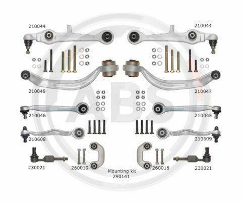 К-кт рычагов перед. подвески Audi A4/A6/Superb/Passat B5 (с толстым пальцем)