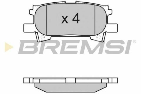 Тормозные колодки зад. Lexus RX 03-08 (Sumitomo)