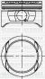 Поршень с кольцами і пальцем (размер отв. 86 / STD) OPEL ASTRA F 2.0 (4цл.)  ( (20 XE, C 20 XE), фото 1 - интернет-магазин Auto-Mechanic