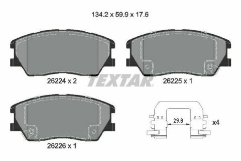 Колодки тормозные (передние) Kia Soul 1.6/2.0 19- (+датчик) Q+