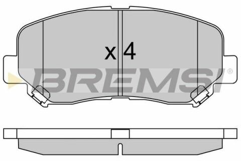 Гальмівні колодки пер. Mazda CX-5 11- Akebono Гальмівні колодки пер. Mazda CX-5 11- Akebono