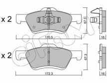 Тормозные колодки передние TRIBUTE 04-, FORD MAVERICK 01- MAZDA Тормозные колодки передние TRIBUTE 04-, FORD MAVERICK 01- MAZDA