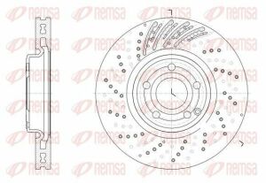 диск гальм. передн. DB CLS 11-