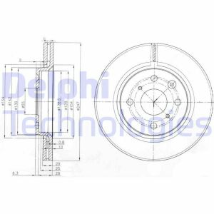 Тормозные диски заменены на BG3976C