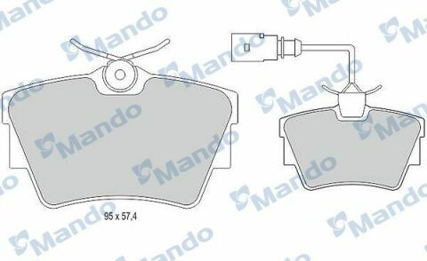 MBF015023 MANDO Гальмівні колодки до дисків