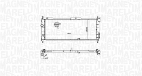 OPEL радиатор OPEL CORSA B 1,2-1,4