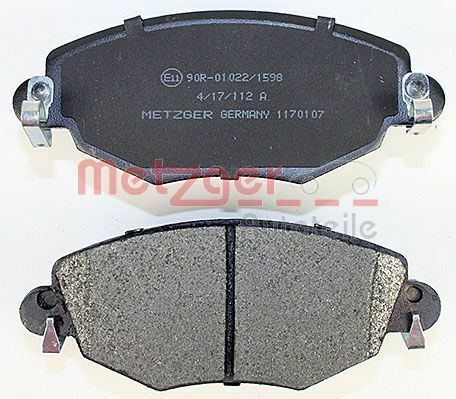 Комплект гальмівних накладок, дискове гальмо Комплект гальмівних накладок, дискове гальмо