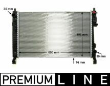 Радиатор охлаждения MB A-CL. (W169)