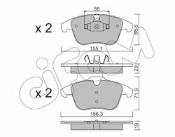 Тормозные колодки пер. V60/S60/XC70/V70/S80/Discovery/Evoque/Freelander/Galaxy/Mondeo/S-Max 06-