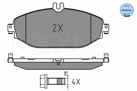 Колодки тормозные (передние) MB C-class (W205/S205/C205)/E-class (W213/S213/C238) 13-