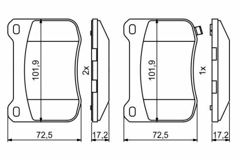 Гальмівні колодки дискові Гальмівні колодки дискові