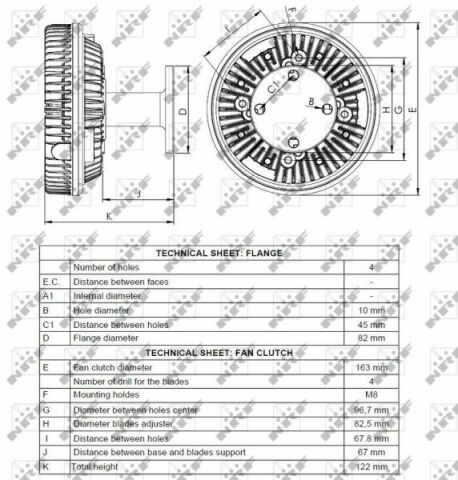 Муфта вентилятора MB Vario/Atego OM904