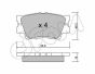 Гальмівні колодки зад.TOYOTA CAMRY/RAV4 III/RAV4 IV 2.0-3.5 06-, фото 1 - інтерент-магазин Auto-Mechanic