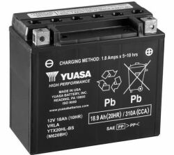 Акумулятор 12V 18,9Ah High Performance MF VRLA Battery AGM YTX20HL-BS (сухозаряжений)
