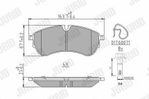 VW Гальмівні колодки передн. CRAFTER 16-