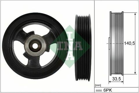 Шків колінвалу Mini Cooper 01-06 (6PK), W10 B16 A