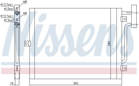 Конденсер BOXSTER(986)(96-)2.5(+)[OE 996.573.111.00]