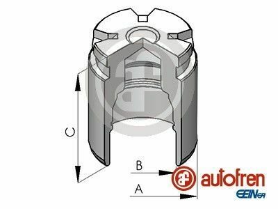 Поршень суппорта зад Focus I/Civic VIII/Astra G/H/Clio III/Megane II/III 34x48