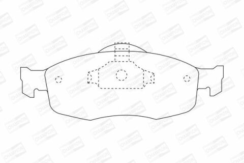 571832CH (Champion) Тормозные колодки для дисков