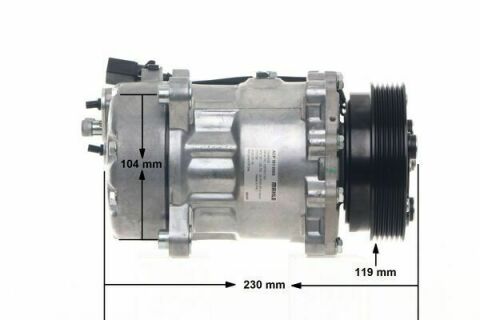 Компресор кондиціонера VW Caddy 95-15/T5 03-15/Golf 97-08