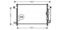 Радіатор кондиціонера (конденсатор) aveo 02- Chevrolet Радіатор кондиціонера (конденсатор) aveo 02- Chevrolet