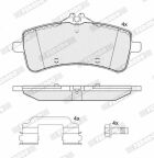 Колодки тормозные дисковые (комплект 4 шт)
