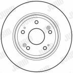 Диск гальмівній задні accord 08-