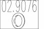 Монтажное кольцо выхлопной системы (D (внутр.) – 51 мм; D (наружн.) – 65 мм; Высота – 15 мм), фото 1 - интернет-магазин Auto-Mechanic