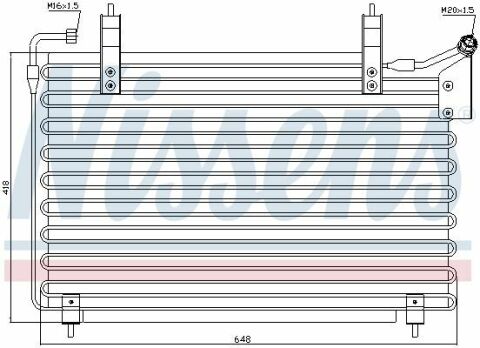 Конденсер DAIMLER X300(94-)3.2(+)[OE MNA7390AA]