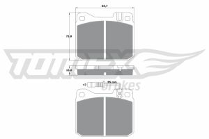 Гальмiвнi колодки дисковi