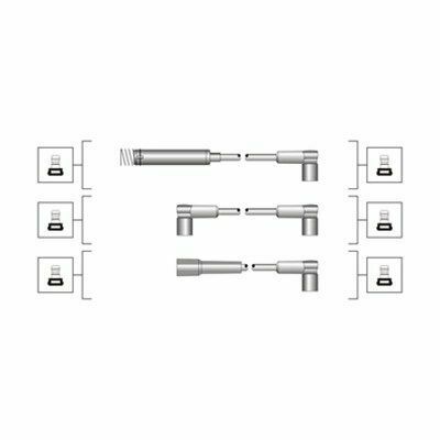 Провода зажигания Opel Astra/Corsa/Kadett/Omega/Vectra 91-98 (к-кт) (высоковольтные) (MSQ0013)