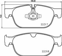 Комплект гальмівних накладок, дискове гальмо