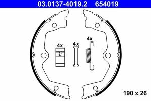 Гальмівні колодки барабанні