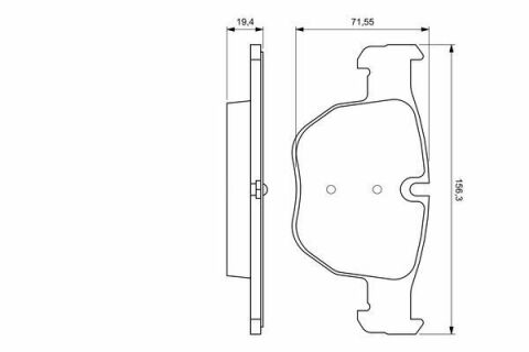 Колодки тормозные (передние) Range Rover III 02-12 (Ate)